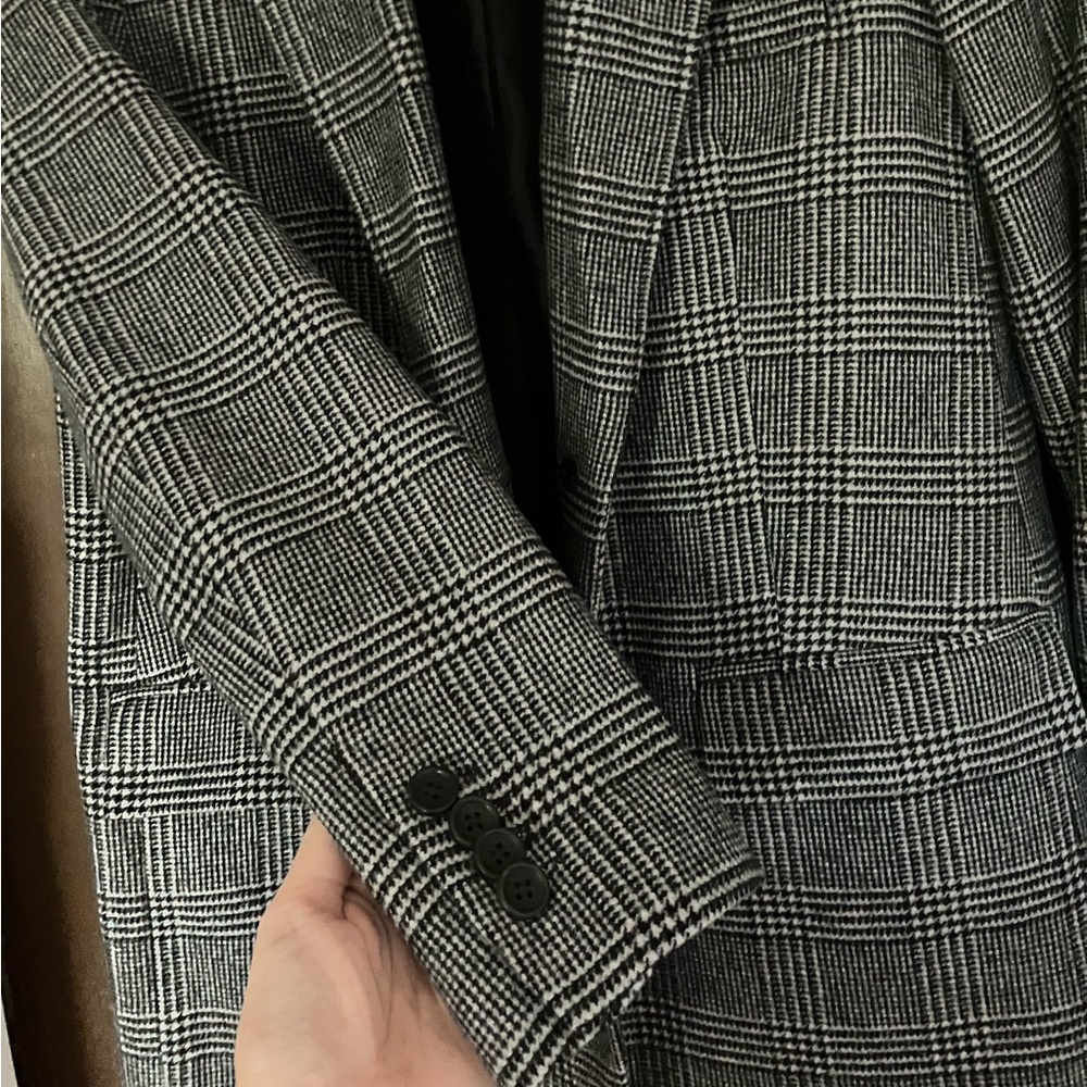 MOVING SALE Everlane Glen Plaid Blazer - Picture 9 of 12